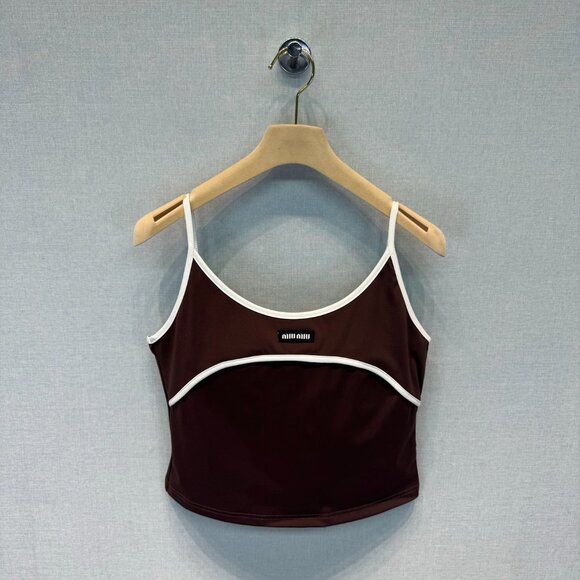Miu Miu Classic Black Tank Top - Picture 1 of 6